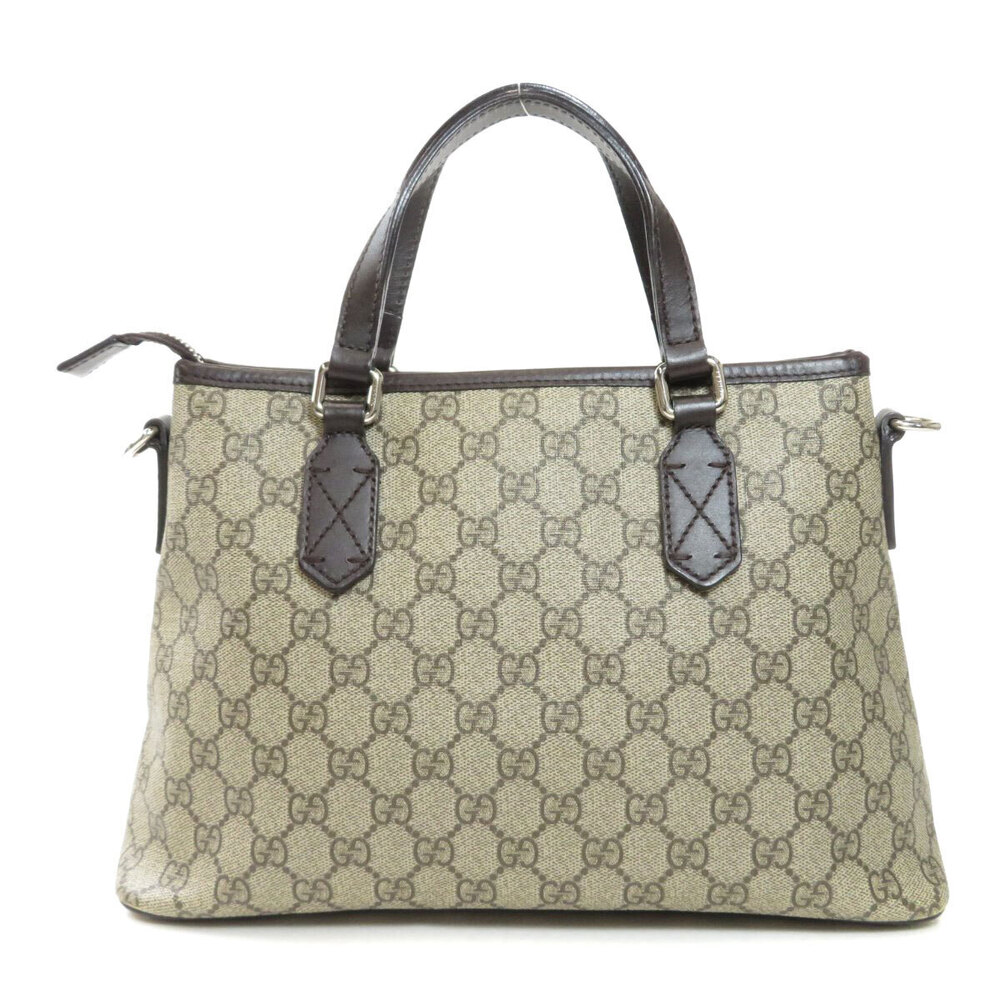 Gucci tote bag canvas Supreme ebony GG beige